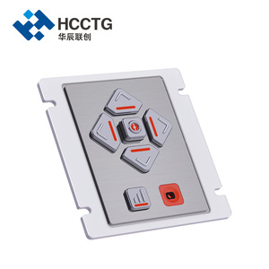 Teclado de Navegación por Voz Compatible con ADA con Símbolos en Braille, IP65 Resistente al Agua, Acero Inoxidable, Teclado USB para Cajero Automático y Kiosco AKB10 - Product Image 6