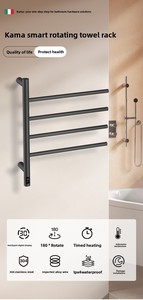 Calentador de Toallas Eléctrico Inteligente con Pantalla Digital y Estilo Moderno, con Estante Giratorio <span class=keywords><strong>para</strong></span> <span class=keywords><strong>Baño</strong></span> - Product Image 6