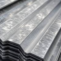 Matériaux de construction métalliques YX76-295-880 – Tôle de plancher en acier galvanisé durable, support de dalle haute précision pour toiture Mega