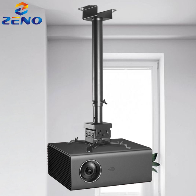 Zeno PDS09 1 Meter Retractable Ceiling Projector Lift Projector Mount Beam Projector Bracket & Mount Ceiling Security Cage