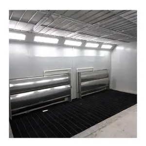 Customized wooden work furniture powder coating spray booth industrial paint booth price