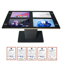 Table Tactile Interactive Intelligente à Écran LCD pour Café, Équipement Publicitaire de Restaurant avec Écran Interactif de Bureau