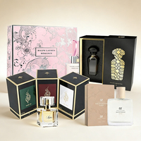 Flacon de parfum de luxe personnalisé de 30 ml, 50 ml, 100 ml, de haute qualité, avec boîte à tiroir, boîte d'emballage de parfum vide avec logo