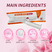 XINHEYU Marque Privée Personnalisée – Lot de 6 Suppositoires Vaginaux Naturels à l'Acide Borique, Gel Vaginal Sans Estrogène et Sans Parabène