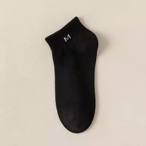 Wholesale Anti-bacterial Mens 5 Pcs <b>Socks</b> – Custom Logo Casual Ankle <b>Socks</b> Unisex Anti Odor <b>Socks</b> - Product Image 5
