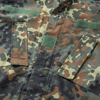 Uniforme tactique allemand Flecktarn Camo Ensemble veste et pantalon style ACU avec tissu 230 g/m² TC 65/35 Ripstop pour l'entraînement sur le terrain
