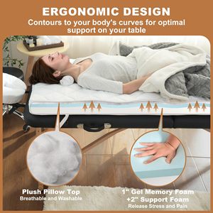 <span class=keywords><strong>Surmatelas</strong></span> <span class=keywords><strong>pour</strong></span> salon <span class=keywords><strong>de</strong></span> beauté en mousse à mémoire <span class=keywords><strong>de</strong></span> forme blanche <span class=keywords><strong>pour</strong></span> spa et spa, <span class=keywords><strong>table</strong></span> <span class=keywords><strong>de</strong></span> <span class=keywords><strong>massage</strong></span> en mousse <span class=keywords><strong>pour</strong></span> lit <span class=keywords><strong>de</strong></span> <span class=keywords><strong>massage</strong></span> - Product Image 3