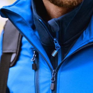<b>Men's</b> Coated Softshell <b>Jacket</b> For <b>Men</b> Waterproof Breathable Windproof Reversible Heated Eco-Friendly Casual Winter Wear <b>Jacket</b> - Product Image 5
