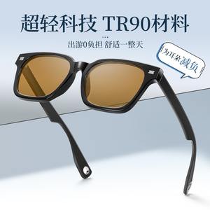 แว่นกันแดดผู้หญิง Danyang รุ่น 19465 กรอบสี่เหลี่ยมสีดำ เลนส์ TAC ป้องกันรังสียูวี 385 สำหรับกิจกรรมกลางแจ้ง ปั่นจักรยาน ขับรถ กันแดด - Product Image 5