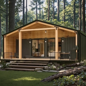 Casa Modular Expandible <span class=keywords><strong>de</strong></span> Doble Ala con Techo Triangular, Personalizable, Plegable, para Oficina, Residencia, Venta Directa <span class=keywords><strong>de</strong></span> Fábrica - Product Image 1