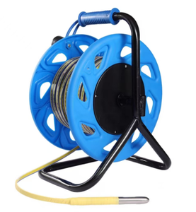 Taşınabilir kablo su seviye ölçer çelik cetvel derinlik göstergesi 50m/100m/200m/500m aralığı 9V pil seviyesi ölçüm aletleri - Product Image 1