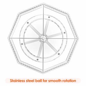 Transparent Lazy Cabinet Carousel Organizer,Spice Rack Rotating Organizer Seasoning Storage <b>for</b> Cabinet Storage - Product Image 4