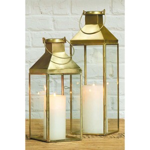 Christmas Ornaments Iron Candle <b>Lantern</b> for Home Decor New Arrival Modern Iron <b>Brass</b> Plating Candle <b>Lantern</b> for Wedding - Product Image 1