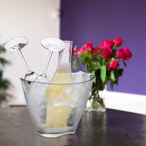 Wholesale New Arrived Extra Large clear Acrylic Beverage Tub <b>Champagne</b> <b>Bucket</b> for Display Only - Product Image 5