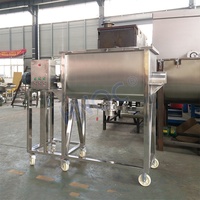 Agitateur matériel horizontal de poudre de ruban par lots d'une capacité de 500kg Mélangeur de poudre sèche de qualité alimentaire