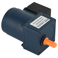 Moteur à engrenages monophasé à courant alternatif à couple élevé 6~120W 110V-380V, efficacité IE2, avec contrôleur de vitesse avant/arrière, certifié CE, étanche à la condensation