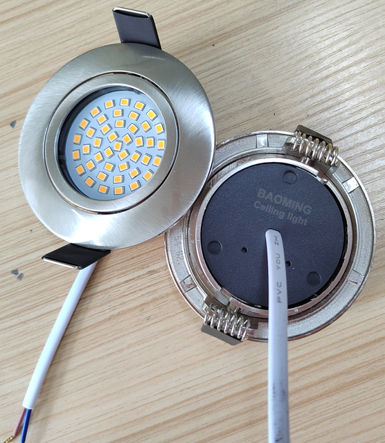 BAOMING LED Ceiling Lights 5W AC120V Dimmable Recessed ceiling lights for living rooms, kitchens, and bedrooms.