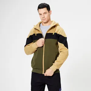 सर्दियों डिजाइन कस्टम आरामदायक splicing रंग के कपड़े पुरुषों जैकेट आउटडोर hooded जैकेट पुरुषों के लिए फैशन सस्ते गर्म कोट