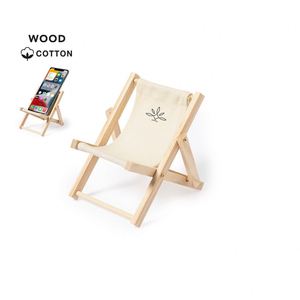 Hot Selling Mini Beach Chair Shape Phone Holder Whole Sale Table With Wooden <b>Gift</b> for Promotional Toys - Product Image 2