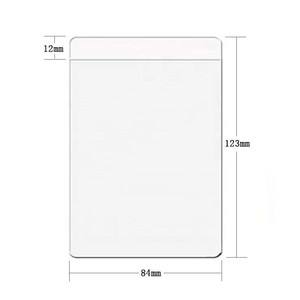 Clear PVC Trading <b>Card</b> Sleeve Semi Rigid <b>Card</b> Holder Scratch Resistant UV Protection for Sports Game Photo <b>Cards</b> - Product Image 2