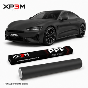 ฟิล์มใสกันรอยรถยนต์ XP3M สีดำด้านแบบซาติน TPU ความหนา 7.5 มิล ซ่อมแซมตัวเองได้ ป้องกันรอยขีดข่วน ป้องกันการเหลือง ขนาด 1.52x15 เมตร - Product Image 1
