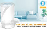 Soporte de Pared Metálico Bangcheer y Soporte Colgante para TP-Link Deco BE75/BE85/BE95 con Organizador de Cables y Amplificador de Wi-Fi