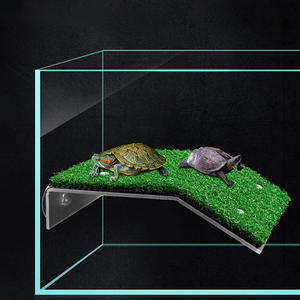 Plateforme de séchage de <span class=keywords><strong>tortues</strong></span> aquatiques, grande taille, bassin flottant, simulation d'arrosage de pelouse avec ventouse, décoration de réservoir de poissons - Product Image 4