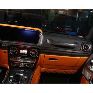 메르세데스 벤츠 G 클래스 W464 G500 AMG G63 용 건식 탄소 섬유 대시 보드 커버 인테리어 키트 (추가) - Product Image 6