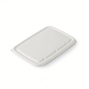 Barquettes repas rectangulaires jetables à 6 compartiments, biodégradables et compostables, en bagasse de canne à sucre, boîte en carton blanc à 6 compartiments - Product Image 2
