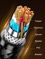 Nuevo Producto 4K/8K 60HZ 2,1 V alta velocidad Hdmi a Hdmi macho 48Gbps fibra de video HDMI AOC Cable para computadora portátil/Monitor/HDTv/computadora