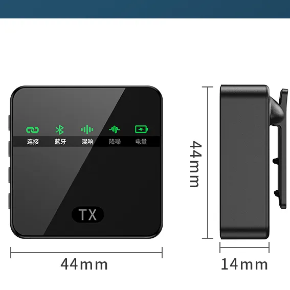 Venta caliente IOS actualizado SX860 CONCEPTO DE MICRÓFONO INALÁMBRICO micrófono de cuello de grabación en vivo inalámbrico