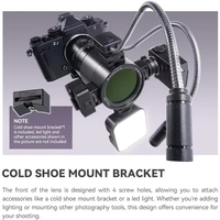 Objectif Macro TTArtisan 100mm F2.8 2X pour Appareils Photo Numériques et Reflex Montures Sony E, Fuji X, GFX, Nikon Z F, Canon RF EF, Lumix L, M43, Leica L