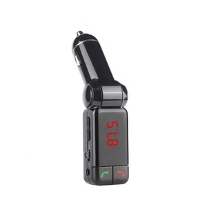 Máy Phát Radio Mp3 Rảnh Tay <span class=keywords><strong>Bc06</strong></span> Bán Chạy Máy Phát <span class=keywords><strong>Fm</strong></span> Không Dây Có 2 Cổng Usb Sạc Xe Hơi - Product Image 1