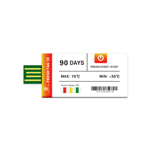 과일 야채 운송을위한 일회용 USB 온도 데이터 로거 30000 녹음 - Product Image 1