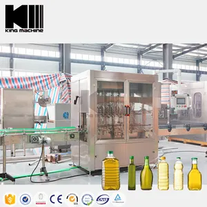 Máquina automática de envasado y llenado de aceite comestible para botellas de PET, equipo para plantas
