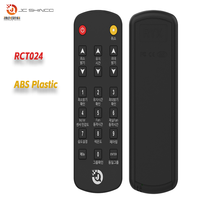 OEM ODM Personalizado 24 Teclas IR Control Remoto RF Comunicación Inalámbrica Rodante Fijo Plástico Soporta Control de Velocidad para Electrónica