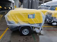 Nouveau compresseur d'air à vis diesel portable Atlas Copco XATS68 T3 10,3 bars 125 CFM avec moteur Kubota V1505T