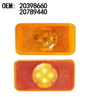 Feux latéraux LED 24V compatibles avec les camions Volvo FH FM FL, feux de gabarit, feux de dégagement, 20789440 20398660 82392733, accessoires E4 E9