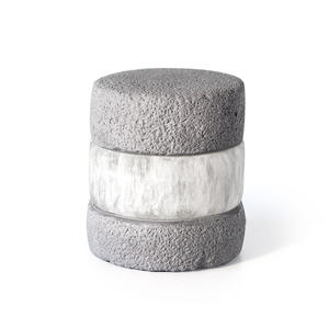 โคมไฟแซนวิชแบบเซเลไนต์งานแกะสลักด้วยมือทำจากคริสตัลควอตซ์ใสสำหรับเป็นของขวัญและของตกแต่งหินคริสตัลน้ำแข็ง - Product Image 6