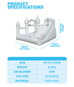 Castillo Inflable con Tobogán Unisex, Ideal para Fiestas <span class=keywords><strong>de</strong></span> <span class=keywords><strong>Cumpleaños</strong></span>, Incluye Bomba <span class=keywords><strong>de</strong></span> Aire y Red <span class=keywords><strong>de</strong></span> Seguridad - Product Image 3