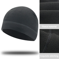 Bonnet intérieur personnalisé avec logo, chaud, en polaire camouflage, pour casque de sport, cyclisme, ski, moto, style bonnet court