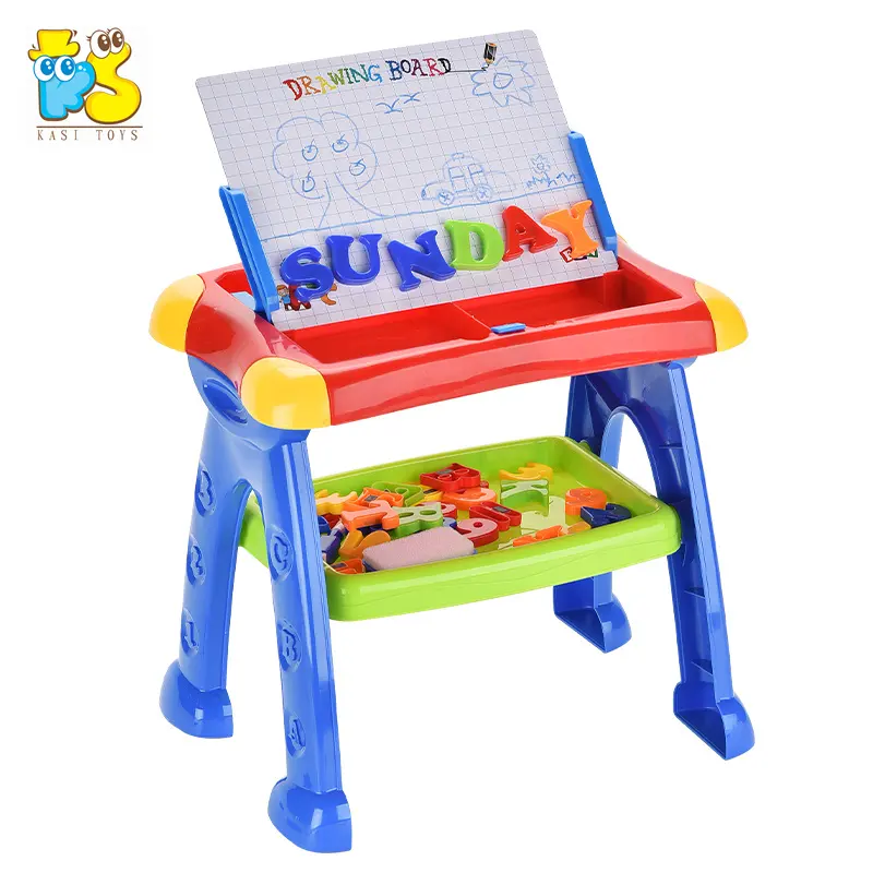 Tablero de aprendizaje magnético para niños, juguete educativo para pintar, mesa de aprendizaje