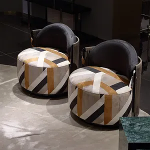 Nordic confortevole poltrona di lusso in velluto pigro sedia ad alta densità spugna sedie a sdraio