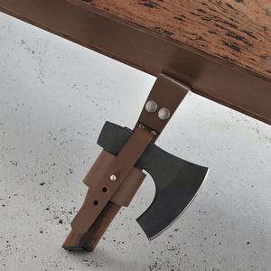 ปลอกมีดทำมือ DIY คุณภาพพรีเมียม ทำจากเหล็กกล้าคาร์บอน พร้อมห่วงเข็มขัด ปลอกใส่มีดไม้ ขายส่ง ทนทาน ใช้งานได้หลากหลาย เหมาะสำหรับมีดล่าสัตว์ - Product Image 3