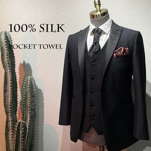 <span class=keywords><strong>Pañuelo</strong></span> cuadrado de seda con bolsillo para <span class=keywords><strong>hombre</strong></span>, <span class=keywords><strong>pañuelo</strong></span> cuadrado pequeño de satén Real para caballero, traje de negocios, <span class=keywords><strong>camisa</strong></span>, <span class=keywords><strong>pañuelo</strong></span> para el pecho - Product Image 2