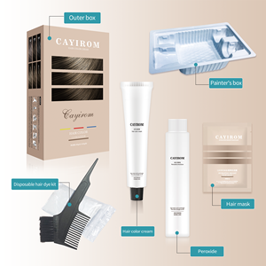 Fabbrica OEM ODM, vendita all'ingrosso di tinture per capelli personalizzabili, kit colorazione capelli alla moda in 10 colori, per uso professionale in salone, tintura permanente a lunga durata. - Product Image 2