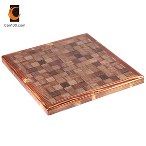 Table de café d'extérieur Table de salle à manger en bois Résine Tops Table de restaurant - Product Image 2