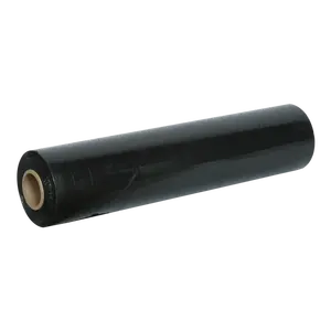 Custom impresso cor adere preto Pallet Wrap Film PE estiramento Shrink Wrap Film