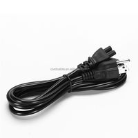 Cordon d'alimentation Cordtronic IEC C5 à 3 broches, rallonge secteur standard US pour ordinateur portable, en cuivre pur avec gaine SJT