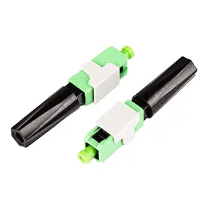 Ftth Drop Cable Connector SC APC UPC Fiber Optic Fast Connector Quick Couplers For FTTH Flat Drop Cable